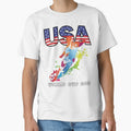 USA CAN MEX 26 Football Shirt | Color Splash International Fan Tee by BelindaVDavis