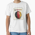 Go Germany Soccer Ball Flag | German Football Fan Graphic Tee by PryntedLabs