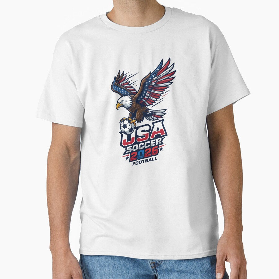 Patriotic Eagle USA Soccer 2026 by Rexusstain