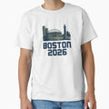 Boston 2026 New England Soccer Souvenir T-Shirt V13 by DarylWelsh2024