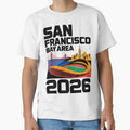 San Francisco Bay Area Golden Gate Stadium T-Shirt V28 by DarylWelsh2024