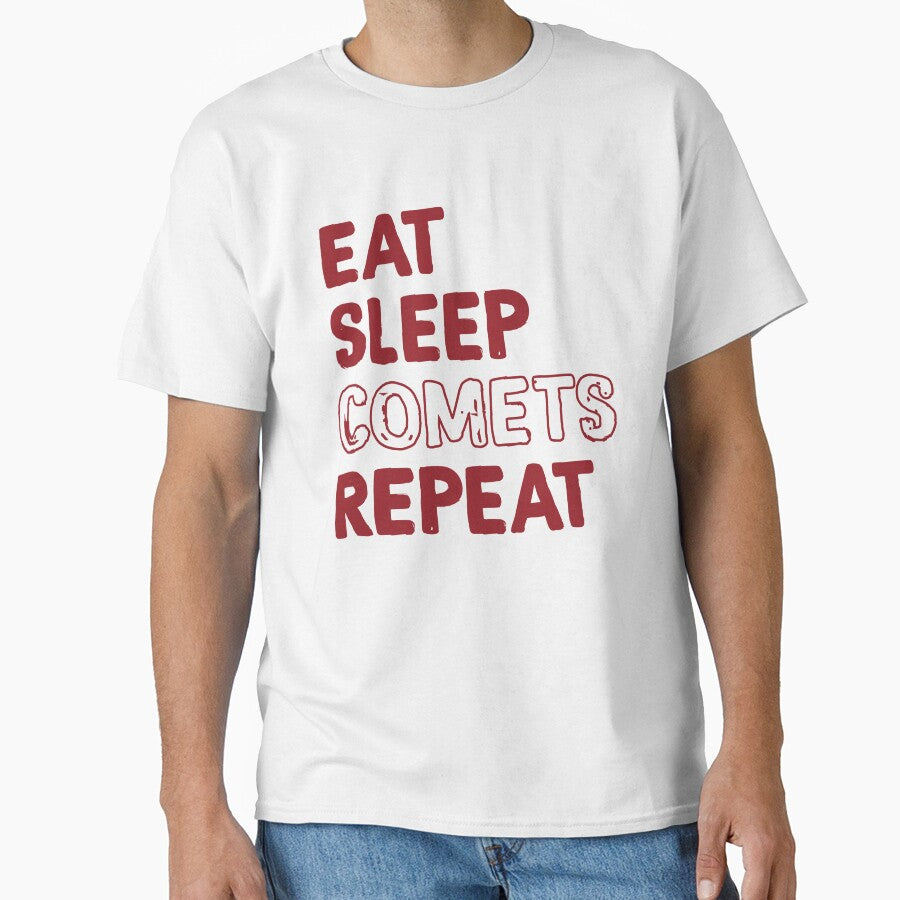 Eat Sleep Comets Repeat in Red by calliew1217