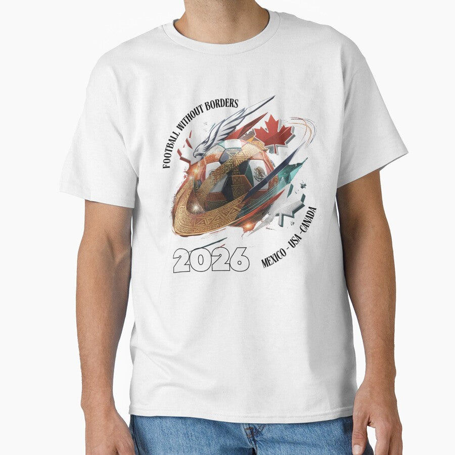 Football 2026 Mexico USA Canada Design – Football Without Borders by La-Designita
