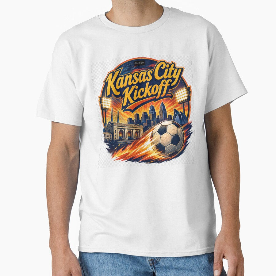 Kansas City Kickoff – Retro Soccer Fan Design by MySheetMusicArt