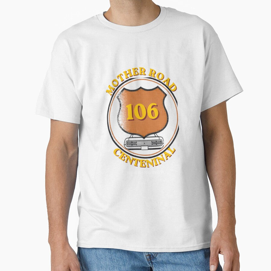 Route 66 Centennial: Mother Road 100th Anniversary Vintage Badge by FitEnvy