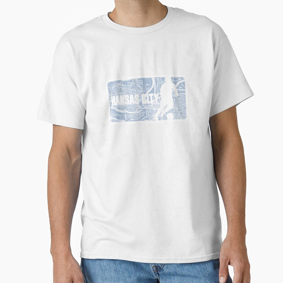 Vintage Kansas City Soccer Player Street Map by toutwearapparel