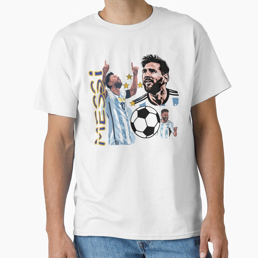 Messi T-shirt Argentina by Crick-India