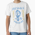 Messi Argentina Vintage Football Design World Cup Fan Art by Tattee