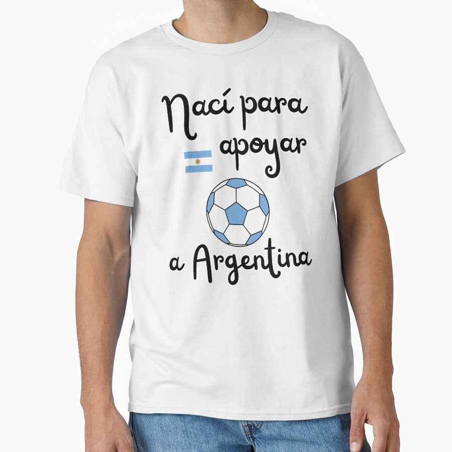 Born to support Argentina soccer fan design by Tienda-Vane