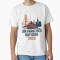 San Francisco Bay Area Golden Gate Stadium T-Shirt V18 by DarylWelsh2024