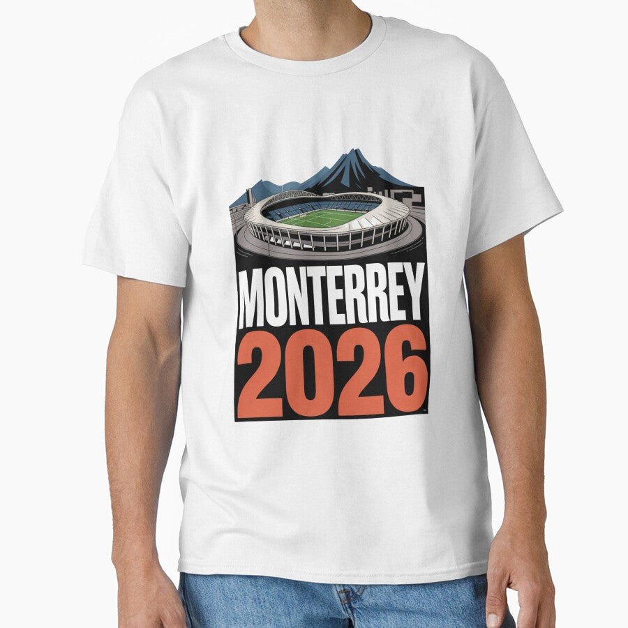 Monterrey 2026 Cerro de la Silla Mountain T-Shirt V20 by DarylWelsh2024