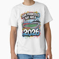 San Francisco Bay Area Golden Gate Stadium T-Shirt V5 by DarylWelsh2024