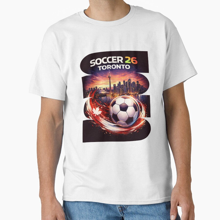 Toronto Soccer 2026 Shirt, Soccer 26 Toronto ON Fan Tee, Toronto Canada Soccer Graphic by MK-Charlie