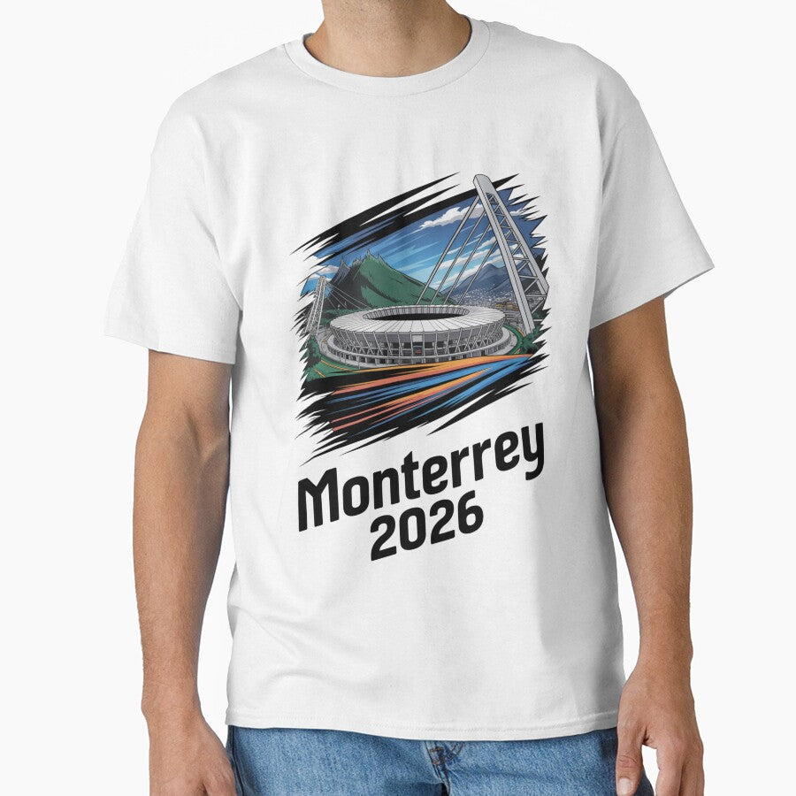 Monterrey 2026 Cerro de la Silla Mountain T-Shirt V16 by DarylWelsh2024