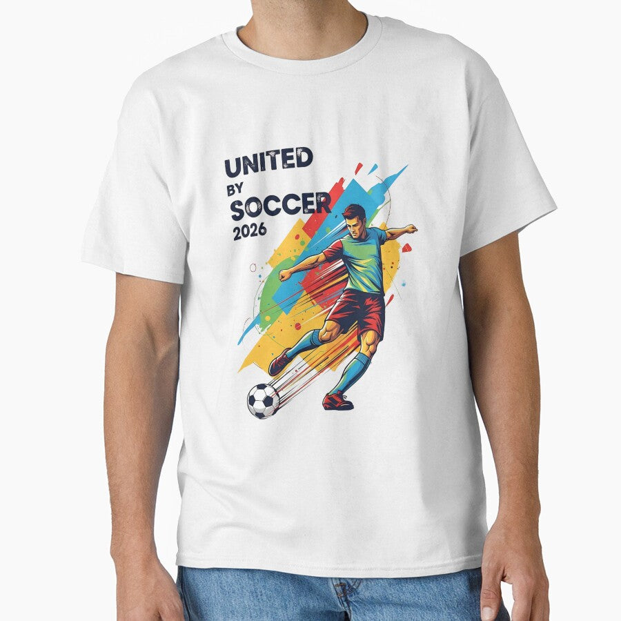 United By Soccer 2026 Vibrant Abstract Player by UrbanPrts