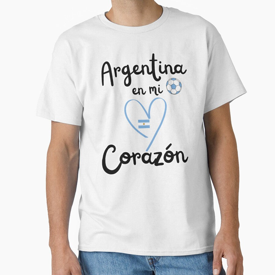 Argentina in my heart soccer fan design by Tienda-Vane
