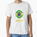 Keep Calm Support Brazil soccer ball distressed grunge by JoeyGrace