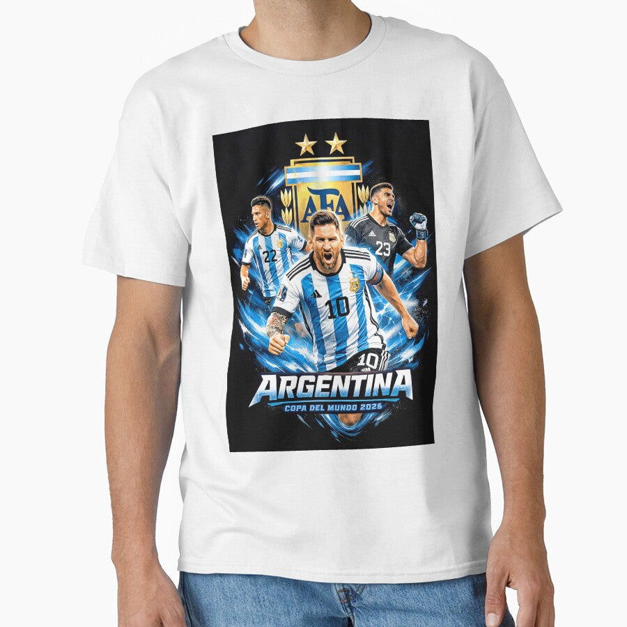 Argentina National Team World Cup 2026 Football Art by Not Hugo
