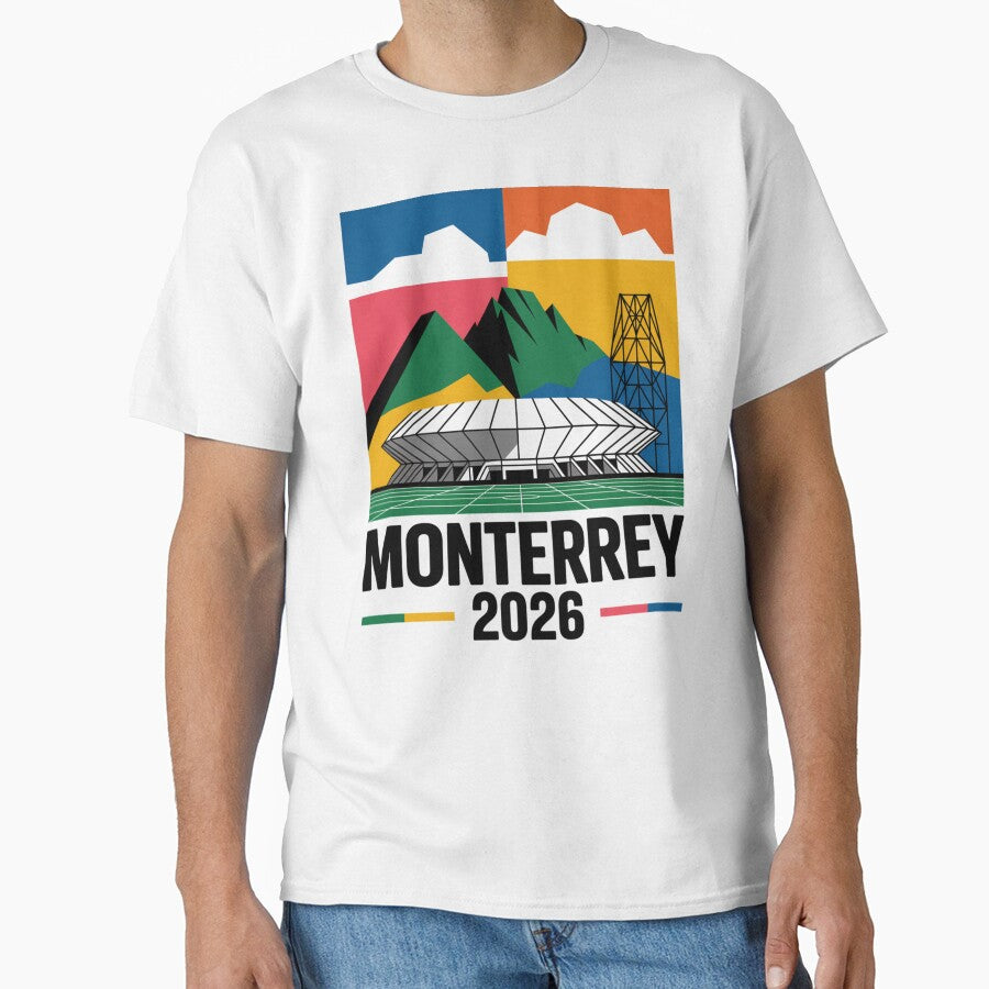 Monterrey 2026 Cerro de la Silla Mountain T-Shirt V1 by DarylWelsh2024