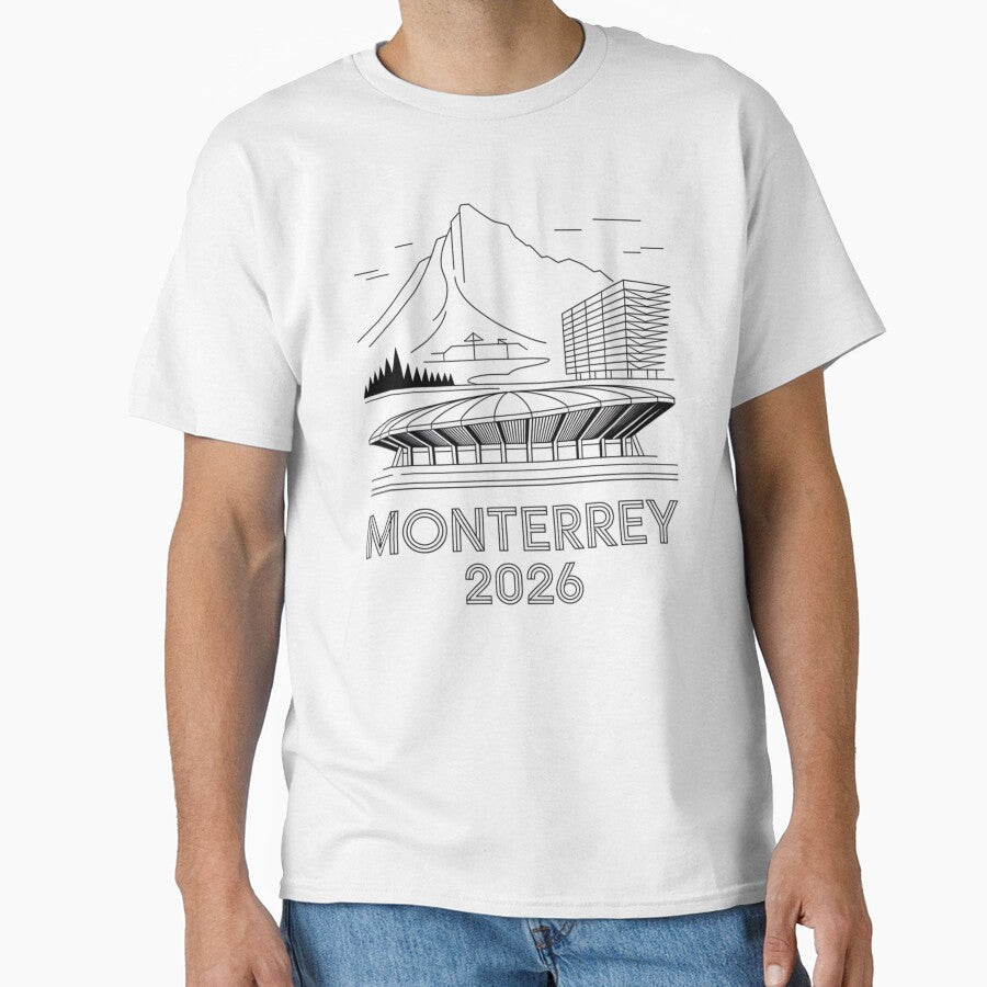 Monterrey 2026 Cerro de la Silla Mountain T-Shirt V10 by DarylWelsh2024