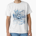 Frozen Strike - Winter Soccer Goal in the Icy Wilderness by HappySproutArt