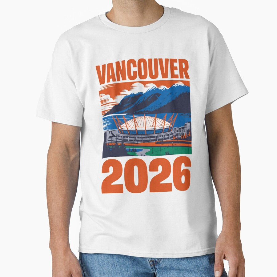 Toronto 2026 Skyline T-Shirt V9 by DarylWelsh2024