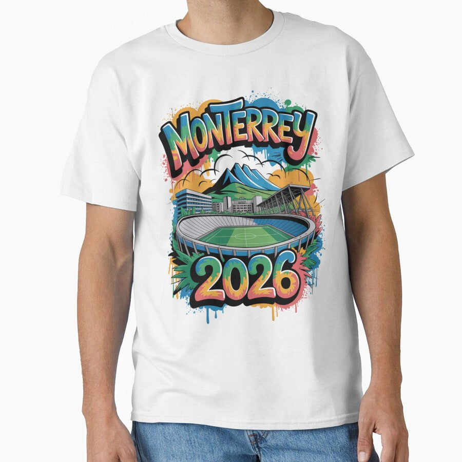 Monterrey 2026 Cerro de la Silla Mountain T-Shirt V4 by DarylWelsh2024