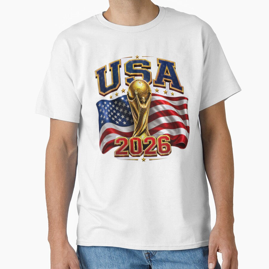 USA Football Fan Cartoon Sticker | American Soccer Supporter by aminesez22