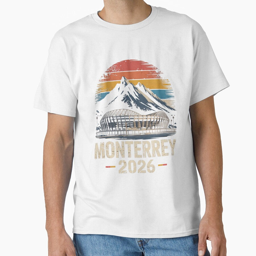 Monterrey 2026 Cerro de la Silla Mountain T-Shirt V9 by DarylWelsh2024