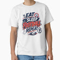 Eat Sleep Football Repeat Shirt | Soccer Lover Gift | Football Fan Tee | FIFA 2026 Inspired Design by TrueArtVibes