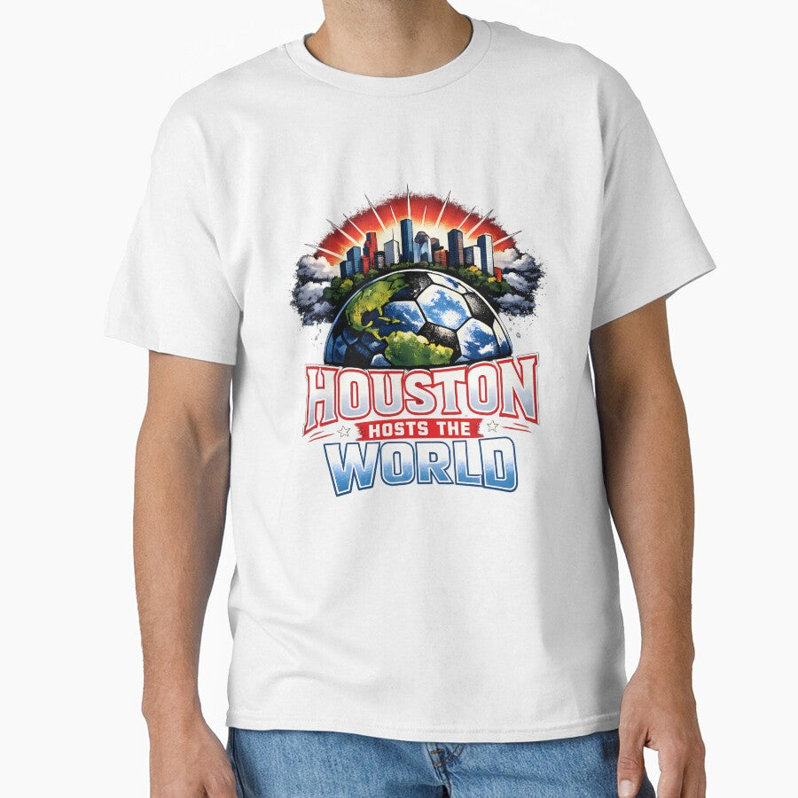 Houston Hosts the World Soccer Shirt – Global Game Houston Tee by MJGalanex