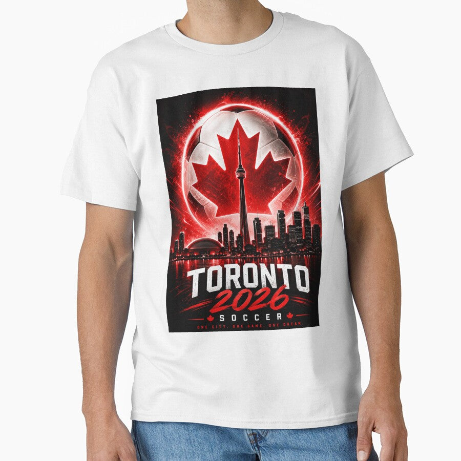 Toronto 2026 Soccer Host City Maple Leaf Fan Art by Aram250