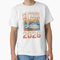 San Francisco Bay Area Golden Gate Stadium T-Shirt V13 by DarylWelsh2024
