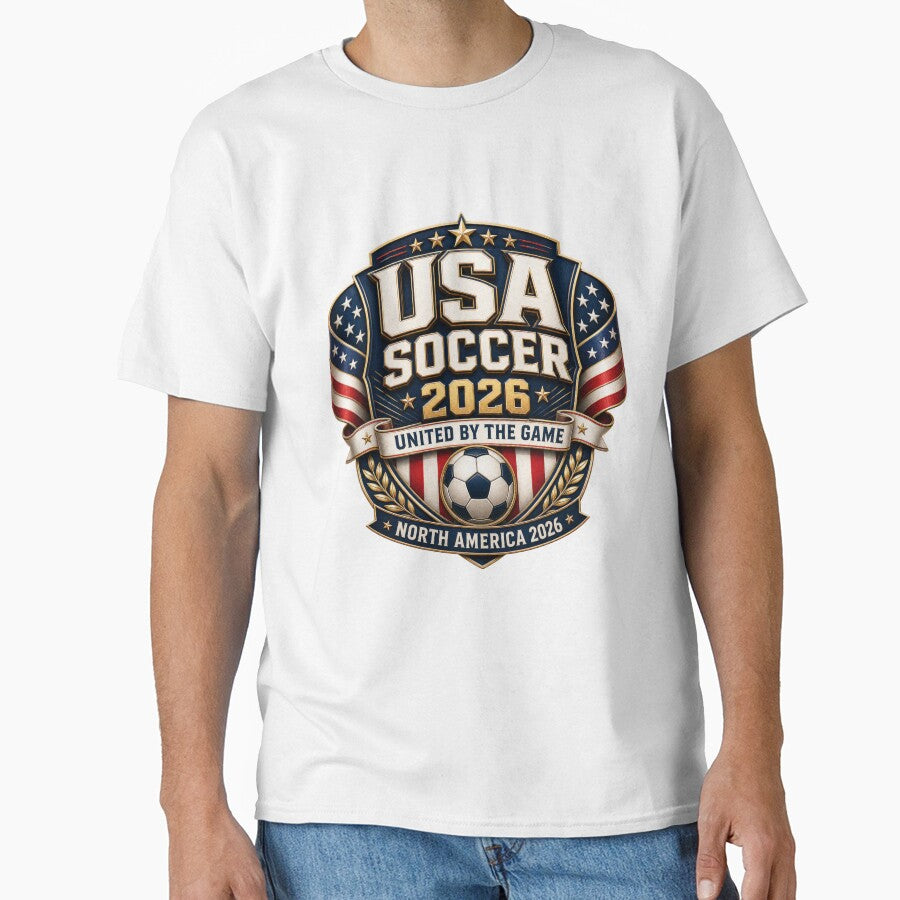 USA Soccer 2026 United By The Game Shirt, North America Football Fan T-Shirt, Hoodie, Sticker & Magnet by Eclipse 3699