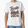 Toronto 2026 CN Tower Stadium Skyline T-Shirt V22 by DarylWelsh2024