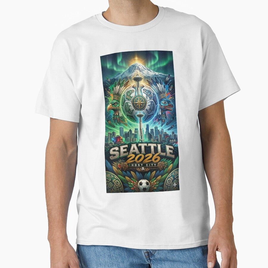 Seattle 2026 Soccer Host City PNW Totem Art by Aram250