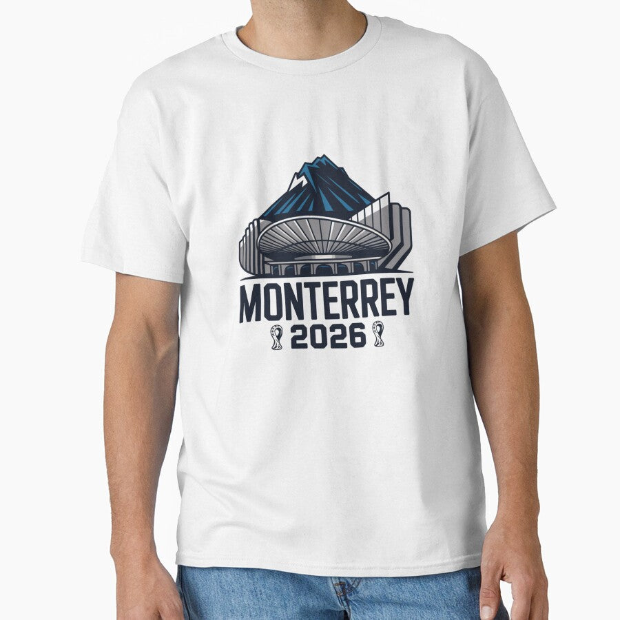 Monterrey 2026 Cerro de la Silla Mountain T-Shirt V12 by DarylWelsh2024