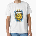 Argentina champions AFA crest gold blue soccer design by AEJCHA