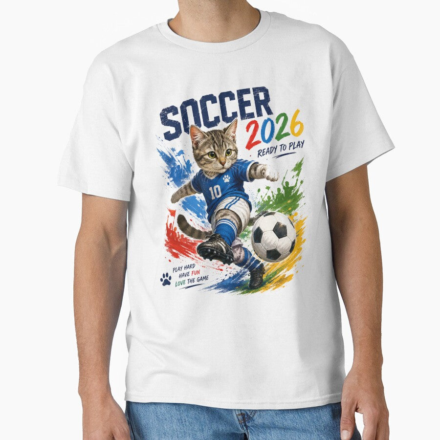 Soccer 2026 Ready to Play Cat by yasmh
