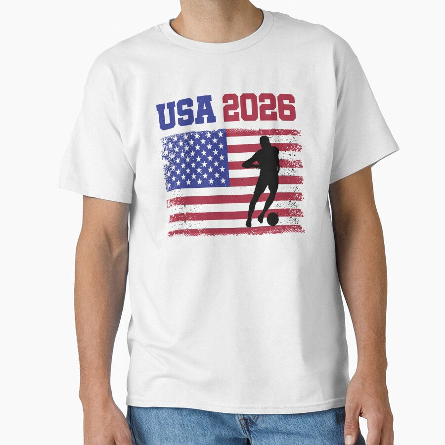 USA Soccer Fan 2026 United States American Flag by clothesy7