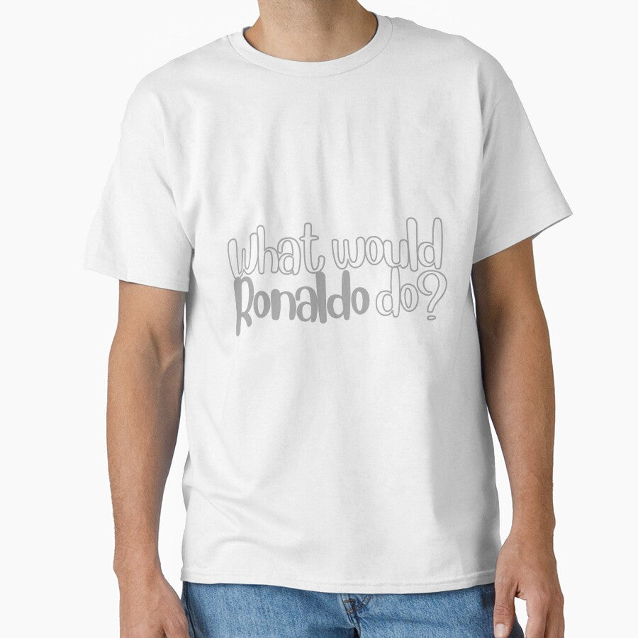 What would Ronaldo do? Sticker Soccer Futbol Quote by The-GOAT-Store