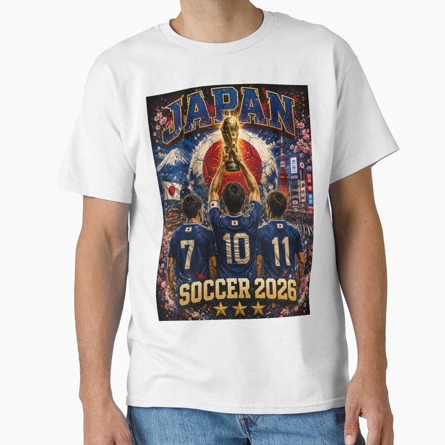Japan Soccer 2026 Shirt – Japanese Football Fan Gift by UrbanPrintVibes