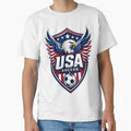 USA Soccer Emblem, Eagle Wings Football Crest by Jandedan