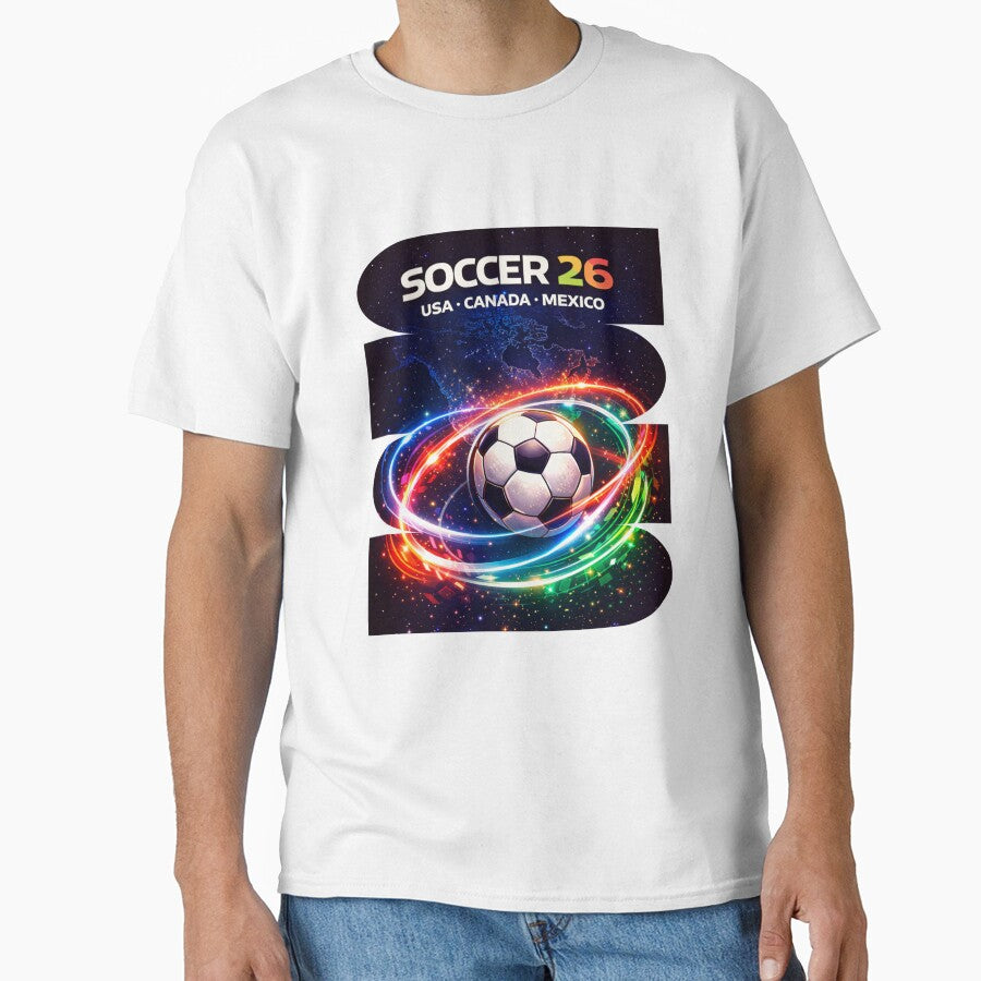North America Soccer 2026 Shirt, Soccer 26 USA Canada Mexico Fan Tee, United 2026 Soccer Graphic - Bold by MK-Charlie