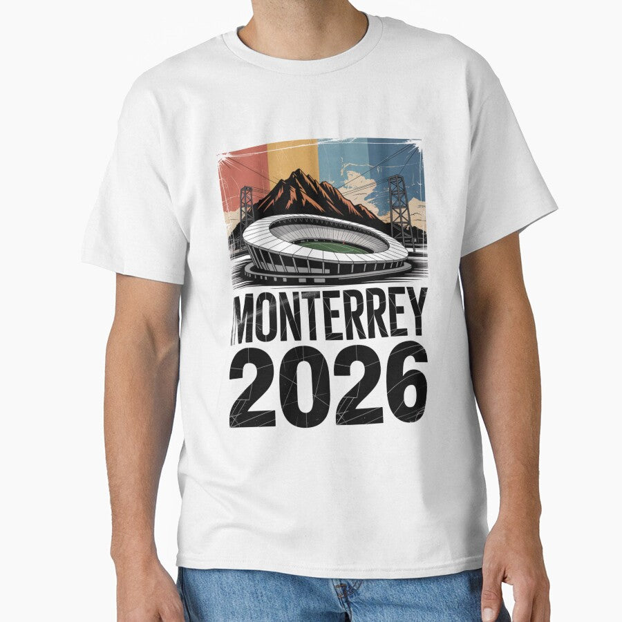 Monterrey 2026 Cerro de la Silla Mountain T-Shirt V5 by DarylWelsh2024