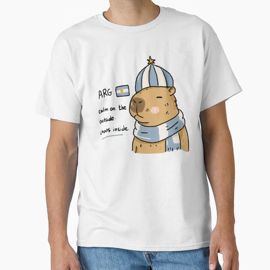 Awkward Animal Hat Club – Argentina’s Calm Capybara | World Cup 2026 Fan by chupichapa