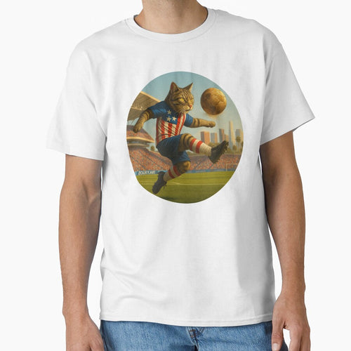 American Soccer Cat – Patriotic Energy in Los Angeles by Zouky.art