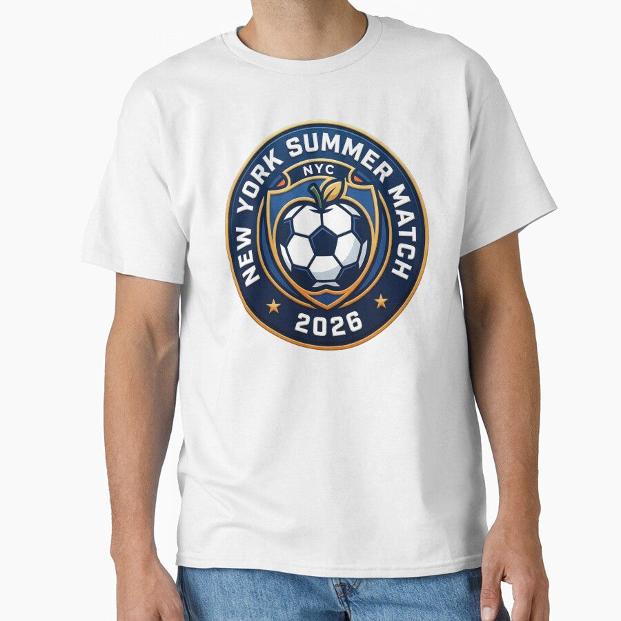 New York Summer Match 2026 Soccer Badge by laughingshirts