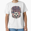 USA 2026 Retro Football Fan Crest by Saq2000