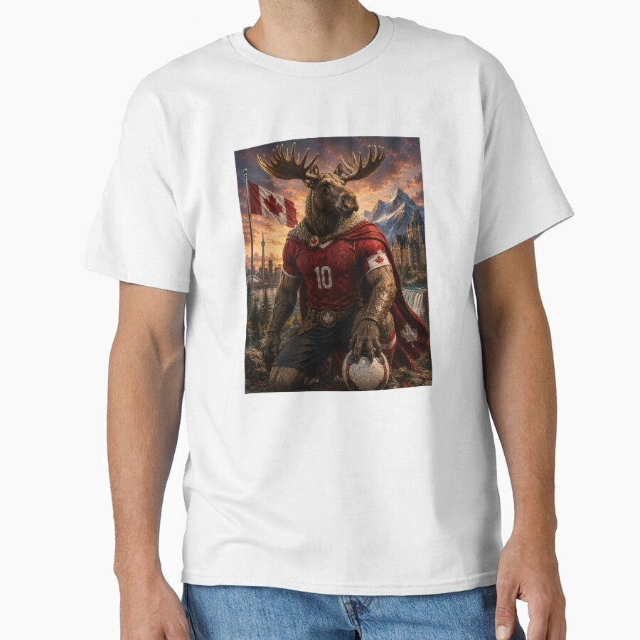 Canada Moose Warrior | Canadian National Team Football Fan Art Phone Case by Adham2001
